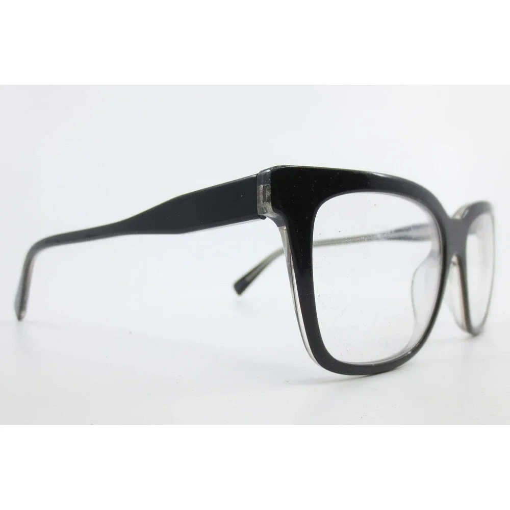 Salsa 6006 BK/CR Eyeglasses Black Clear Rectangular Frames 52-17-140 37128